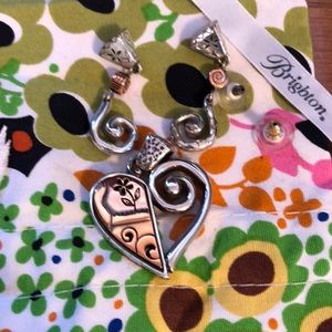 Earrings and pendant